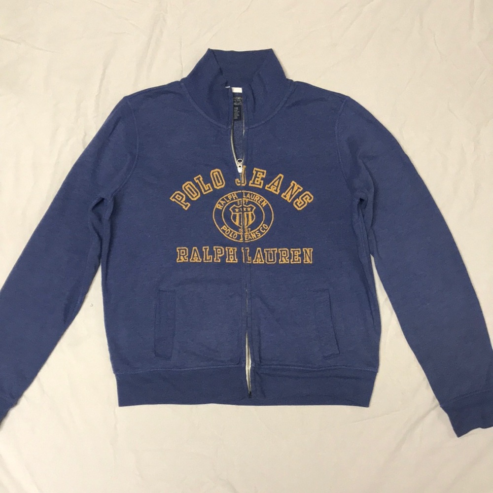 Polo sweatshirt, SZ XL fits like Medium